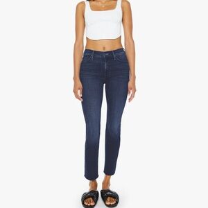 MOTHER Women's Deep Indigo Skinny Jeans